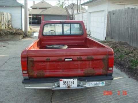 1989 Ford Ranger - Back without the chrome