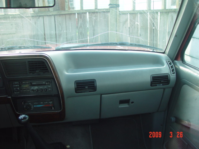 Passenger side dashboard