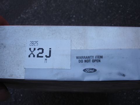 1993 Ford Taurus - This is a Ford branded box labeled as a warranty item that should not be opened.