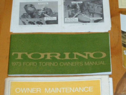 1973 Ford Ranchero - Owners Manual-Ford used the same manual for the Ranchero and Torino