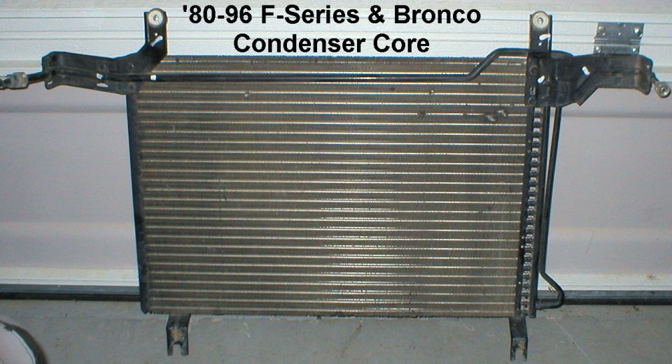SOLD A/C Condenser from a '96 Bronco, but identical to earlier F-Series.  Perfect condition.