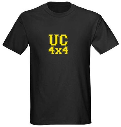 1989 Ford Bronco - T-shirt with UC 4x4 logo.