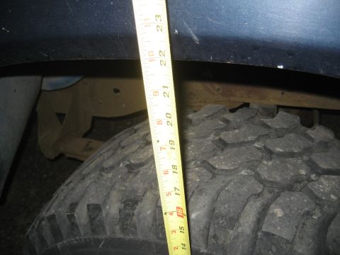 1979 Ford Bronco - rear measurement 1