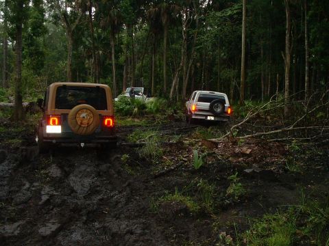 1995 Ford Bronco - jeep still stuck, but jeremy moving again