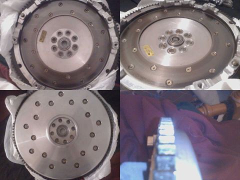 1991 Nissan 240SX - This photo shows a clutch and flywheel assembly, not a 1991 Nissan 240SX.