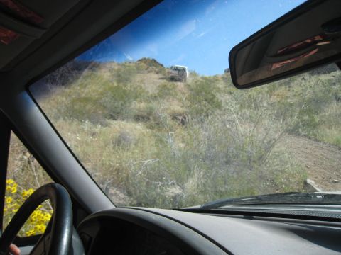 1994 Ford Bronco - looking at the next climb east of bullhead city,az