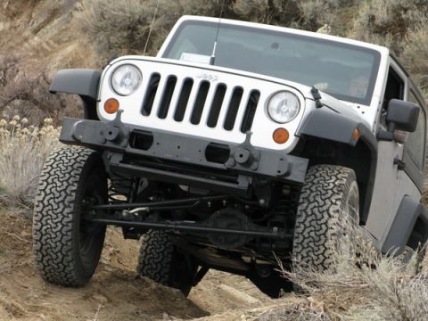 2005 Jeep Wrangler - Climbing a hill