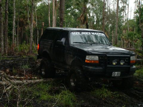 1995 Ford Bronco - shane(blaze) having no problem on trail