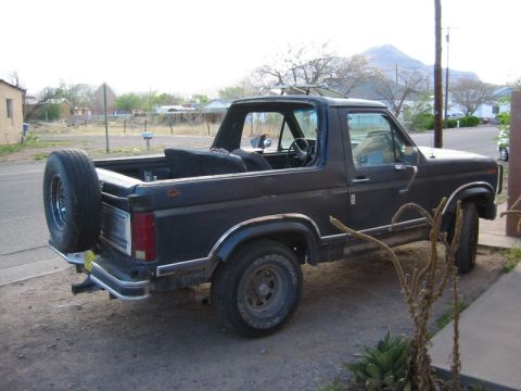 1980 Ford Bronco - Top off
