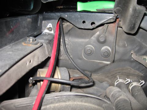 1994 Ford Bronco - Engine bay detail with wiring and hoses visible.