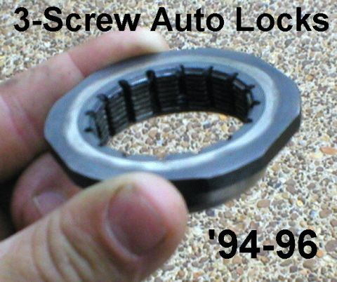 1983 Ford Bronco - Wheel bearing adjusting nut (2.5-inch rounded hex) for 3-screw auto hub locks only. This nut requires so little torque to install that it c…