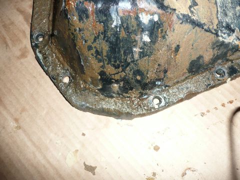 1990 Ford Bronco - Snapped off drain plug bolt; I need to make some kind of guard for this.