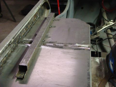 1948 Jeep Wrangler - Custom welding jig designed to hold components in precise alignment for fabrication.