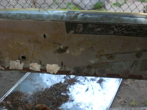 1967 Ford Mustang - Rocker rail clean and ready