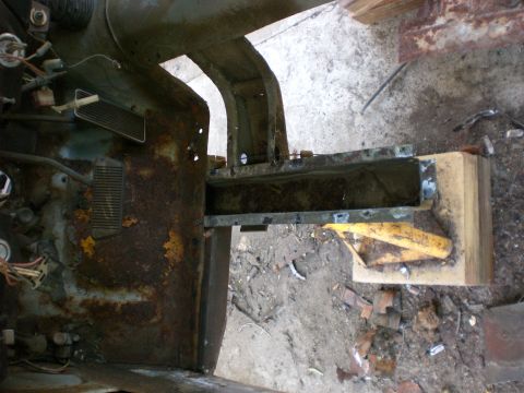 1967 Ford Mustang - Frame rail etc cleaned and ready