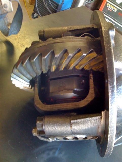 1987 Suzuki Samurai - Close-up view of a differential gear assembly, showing internal components and wear.