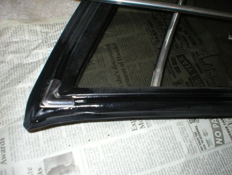 1983 Ford Bronco - It took a while to learn that the INSIDE corner is the hardest, so start there and then work the outside in. It's still not easy. D7TZ-1042…
