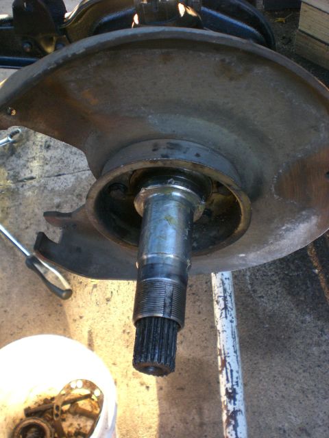 disc conversion "spindle" - 1967 Ford Mustang