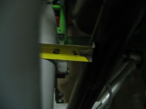 1987 Ford Supercrewzer - 2" between 1 1/2" PVC Shock and frame
