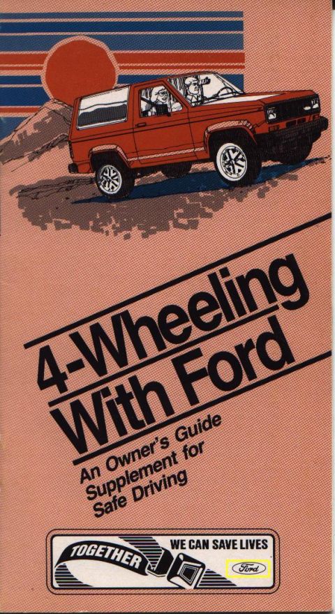 1989 Ford Bronco - book that i found in the glove box