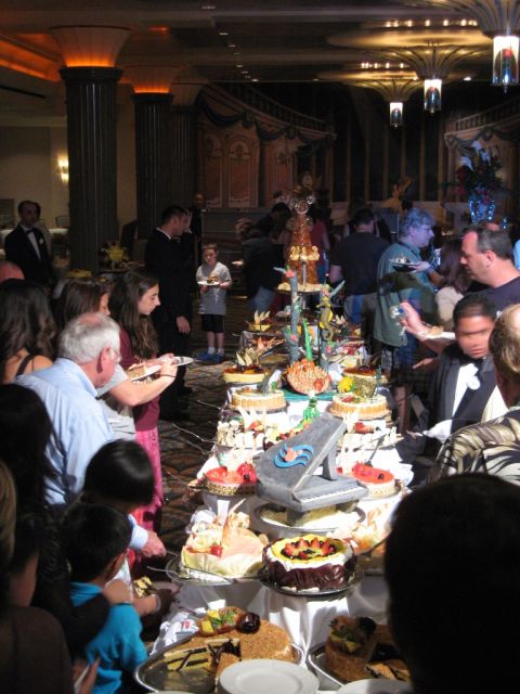 1995 Ford Bronco - A large spread of desserts is available for guests at an event.