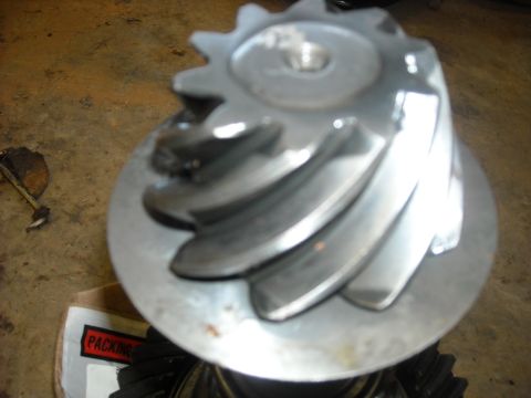 1979 Ford F-150 - Close-up of differential ring gear and pinion gears, likely for a vehicle's drivetrain.