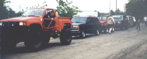 1989 Ford Bronco - Our group just before entering The Badlands. May 31, 2003. Attica, IN. 5/31/03-6/1/03