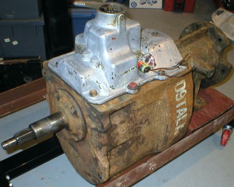 1983 Ford Bronco - Service part number E4TA-7003-RA Transmission NP-435, 4WD reman The switch is for the reverse lights.