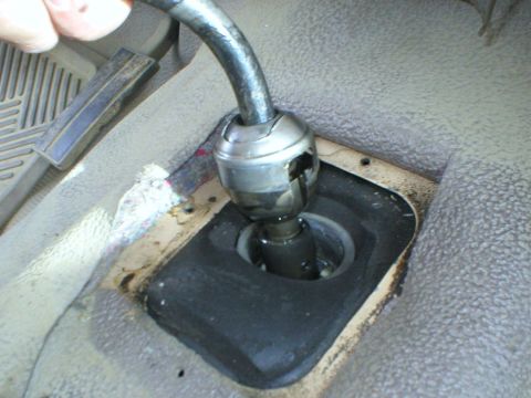 1983 Ford Bronco - Make SURE the trans is in N before doing this, or it'll be tricky getting the shifter back in later.
