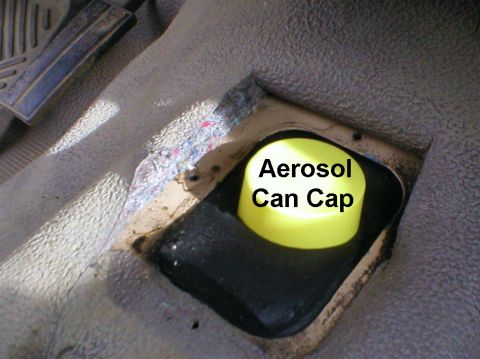 1983 Ford Bronco - I pounded this cap onto the transmission to keep any dirt from falling in as I removed it.
