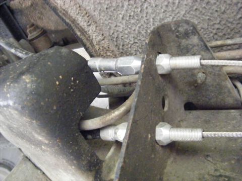 2005 Jeep Wrangler - Emergency brake bracket