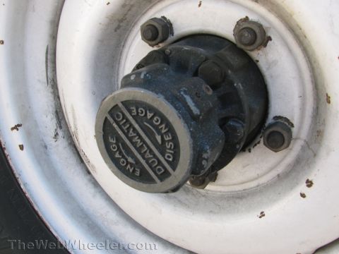 1968 Ford Mustang - This is a close-up of a wheel hub, not a 1968 Ford Mustang.