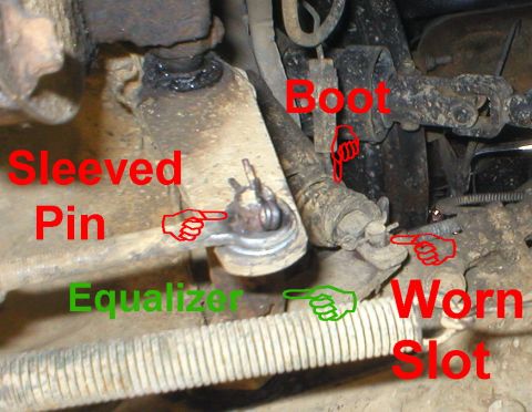 1983 Ford Bronco - These are the main reasons I hate the mechanical linkage: all these parts (except the equalizer bar) were BRAND NEW FORD parts about 4 year…