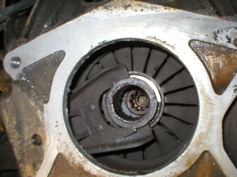 1983 Ford Bronco - Here's the mechanical bellhousing's last few moments on my truck.