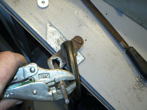 1983 Ford Bronco - Then I filed it out to the right shape, checking frequently to keep it tight on the shaft.