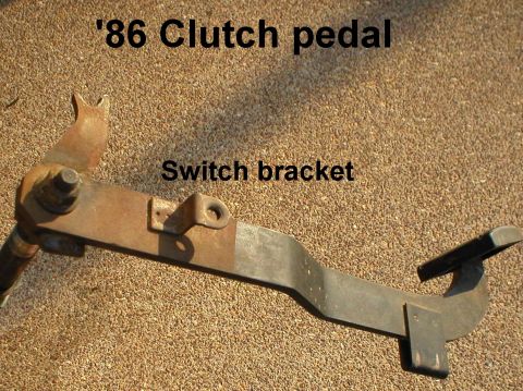 1983 Ford Bronco - The '86 pedal uses a different cruise clutch kill switch, but mine will still work with it. The pedal also has a brace to keep it from hitt…