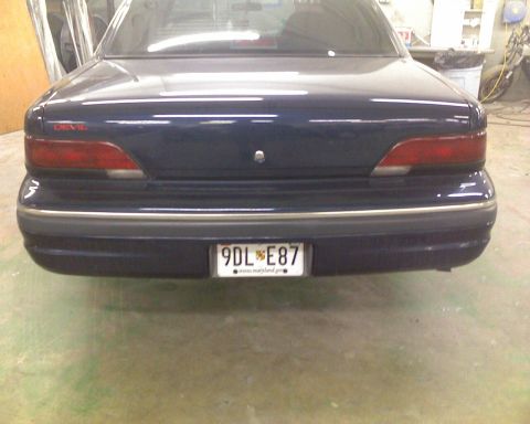 1993 Ford Crown Victoria - flat blacked