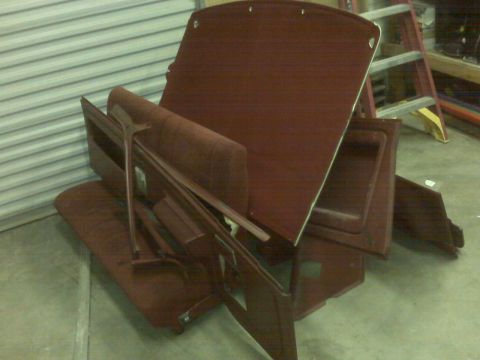 1989 Ford Bronco - In a pile. Interior from 1989 bronco that is for sale