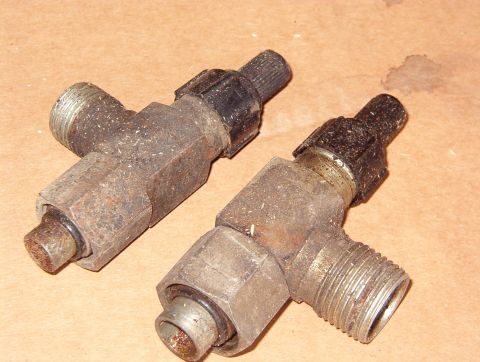 1983 Ford Bronco - A/C Valves used on some '87-91 compressors. They should always be open (UNscrewed). To operate them, unscrew the black covers from the valv…
