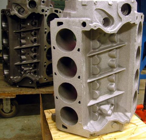 1972 Ford Ranchero - the first water cooled aluminum block, view of valley.