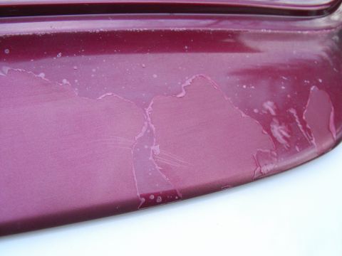 1990 Lincoln Town Car - Clean it up. just have to remove the remaining clear coat and get it ready for color match.
