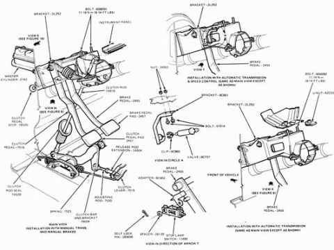 1983 Ford Bronco - Mechanical Clutch Linkage & Pedals BOO (E9LY-13480-A) Motorcraft SW2237 [url=http://www.supermotors.net/registry/media/968732] http://www.s…