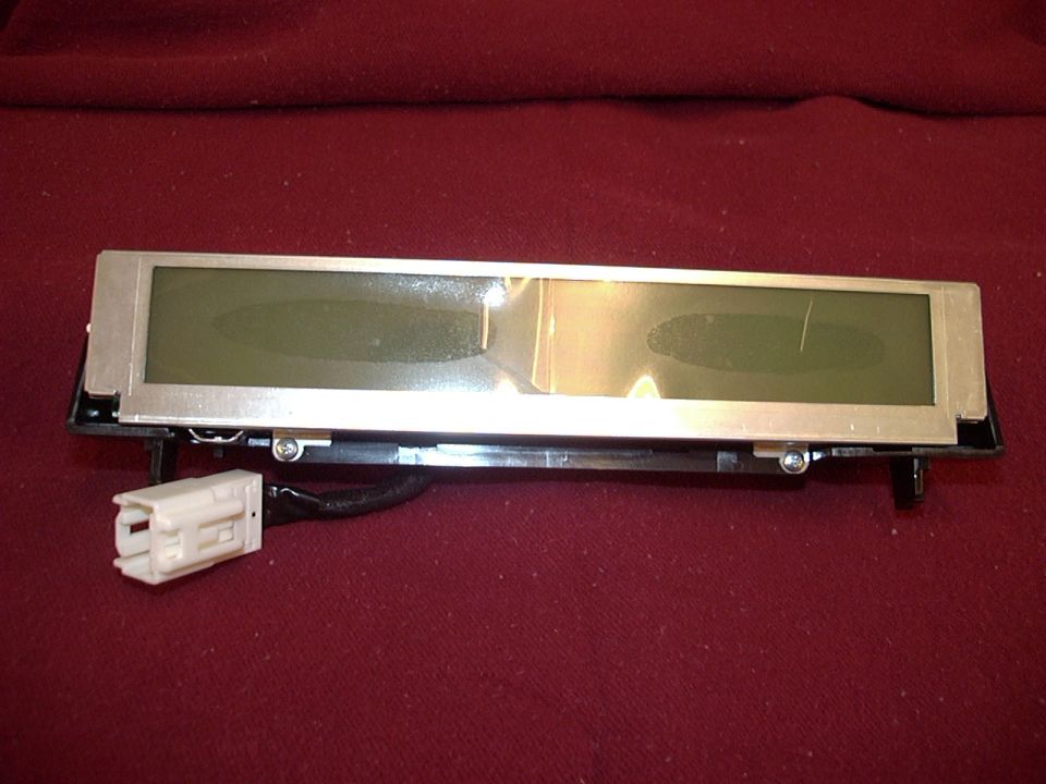 Vehicle digital display screen with connector