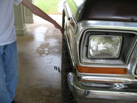 1979 Ford Bronco - they'll be about level with the fender lip