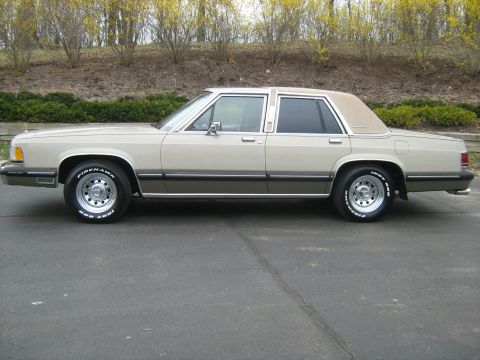 1988 Mercury Grand Marquis - Spring detail 4-19-09