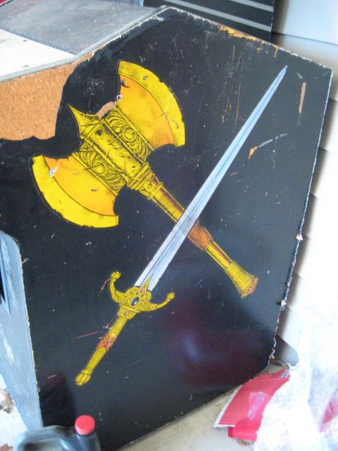 1978 Ford Bronco - This image shows a decorative illustration of a sword and an axe, not a vehicle.