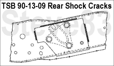 1983 Ford Bronco - TSB 90-13-09 Rear Shock Cracks (IF THE IMAGE IS TOO SMALL, click it.) Publication Date: June 20, 1990 LIGHT TRUCK: 1987-90 F-150, F-250, F-…