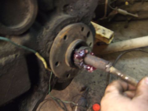1989 Ford Bronco - Damned steady bearing. That took a whole lotta elbow grease to get out. what a P.I.T.A!!!!!