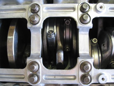 1994 Ford Probe - Engine internal components including crankshaft and connecting rods are visible in this close-up view.