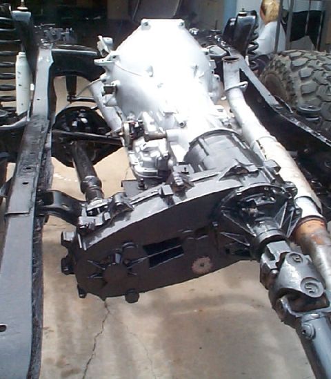 1981 Ford Bronco - Transmission and Transfer Case Mounted.